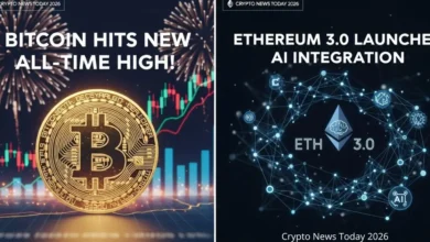 Crypto News Today 2026: Bitcoin Hits New All-Time High as Ethereum 3.0 Launches AI Integration 26 Crypto News Today 2026: Bitcoin Hits New All-Time High as Ethereum 3.0 Launches AI Integration