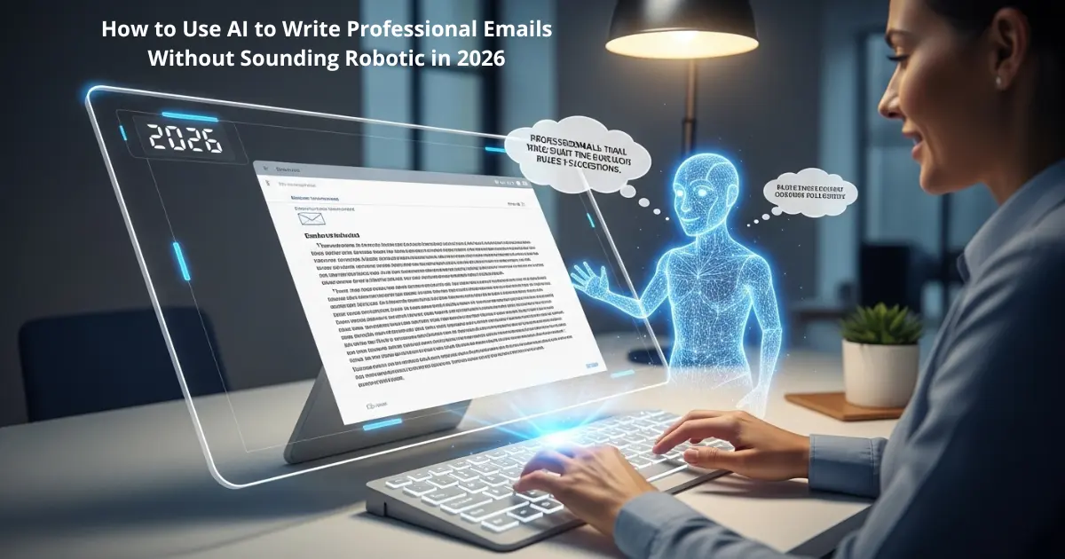 How to Use AI to Write Professional Emails Without Sounding Robotic in 2026 50 How to Use AI to Write Professional Emails Without Sounding Robotic in 2026